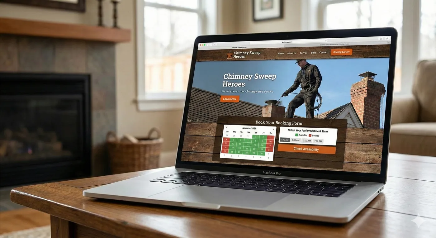 Online booking form preview